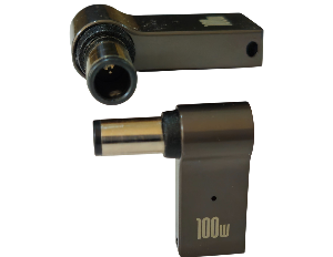 7.4mm DELL Barrel to USB-C adapter (male + female)